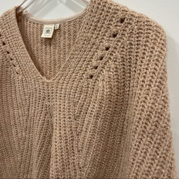 Rip Curl Woven V-Neck Sweater Knit Long Sleeve M - Picture 9 of 11